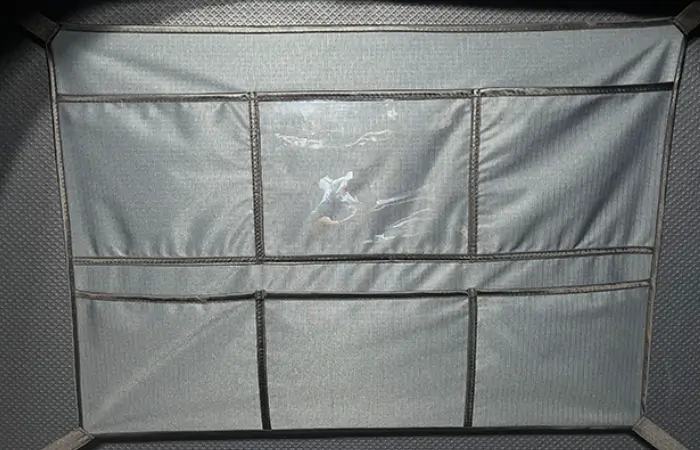 Top 6-Grid Storage System hard shell roof top tent