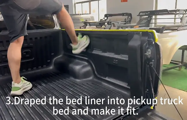 pickup bed liner installation 2