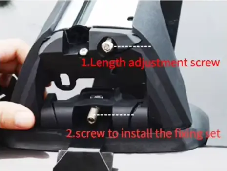adjusting fixing aluminum roof rack cross bars